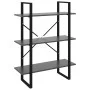 Estantería madera contrachapada gris 80x30x105 cm de vidaXL, Librerías y estanterías - Ref: Foro24-806529, Precio: 39,11 €, D...