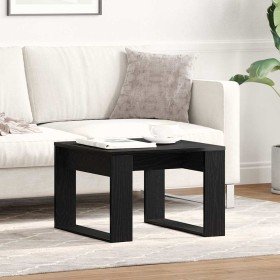 Mesa de Café Roble Negro 50 x 50 x 35 cm Madera de ingeniería en Mesas de centro | Comprar online en Foru.es