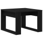 Mesa de Café Roble Negro 50 x 50 x 35 cm Madera de ingeniería en Mesas de centro | Comprar online en Foru.es