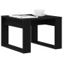 Mesa de Café Roble Negro 50 x 50 x 35 cm Madera de ingeniería en Mesas de centro | Comprar online en Foru.es