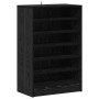 Armario para Zapatos con estante Roble Negro 60 x 35 x 92 cm en Zapateros y organizadores de calzado | Comprar online en Foru.es