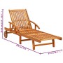 Tumbonas con cojines 2 unidades madera maciza de acacia de vidaXL, Tumbonas - Ref: Foro24-3077335, Precio: 435,15 €, Descuent...