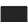 Banco con cajón Negro 80 x 40 x 45 cm Madera contrachapada en Bancos para recibidores y almacenamiento | Comprar online en Foru.