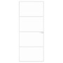 Puerta de interior vidrio templado y aluminio blanco 83x201,5cm de vidaXL, Puertas para el hogar - Ref: Foro24-153667, Precio...