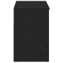 Banco para zapatos con estante Roble Negro 80 x 30 x 45 cm en Zapateros y organizadores de calzado | Comprar online en Foru.es