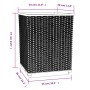 Jardineras 2 uds polipropileno negro 30x30x37 cm de vidaXL, Maceteros y jardineras - Ref: Foro24-364182, Precio: 55,99 €, Des...