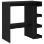 Mesa de Bar con estante Roble Negro 100 x 48 x 101,5 cm en Mesas de comedor | Comprar online en Foru.es