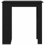 Mesa de Bar con estante Roble Negro 102 x 50 x 103,5 cm en Mesas de comedor | Comprar online en Foru.es