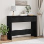 Mesa Consola con cajón Roble Negro 100 x 35 x 76,5 cm en Mesas auxiliares | Comprar online en Foru.es