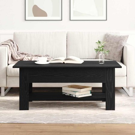 Mesa de Café Roble Negro 102 x 55 x 42 cm Madera de ingeniería en Mesas de centro | Comprar online en Foru.es