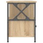 Mueble TV hierro madera contrachapada roble Sonoma 102x33x45 cm de vidaXL, Muebles TV - Ref: Foro24-831789, Precio: 84,31 €, ...