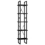 Estantería librería 5 niveles madera de pino negro 40x30x175 cm de vidaXL, Librerías y estanterías - Ref: Foro24-3081977, Pre...