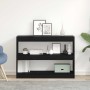 Estantería Roble Negro 100 x 30 x 72 cm Madera contrachapada en Librerías y estanterías | Comprar online en Foru.es