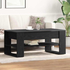 Mesa de Café Roble Negro 102 x 55 x 45 cm Madera de ingeniería en Mesas de centro | Comprar online en Foru.es