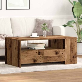Mesa de Café con cajón Madera envejecida 102 x 55 x 43,5 cm en Mesas de centro | Comprar online en Foru.es