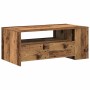 Mesa de Café con cajón Madera envejecida 102 x 55 x 43,5 cm en Mesas de centro | Comprar online en Foru.es