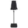 Sombrilla doble con luces LED negro 316x240 cm de vidaXL, Sombrillas - Ref: Foro24-362975, Precio: 152,41 €, Descuento: %