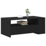 Mesa de Café con cajón Roble Negro 102 x 55 x 43,5 cm en Mesas de centro | Comprar online en Foru.es