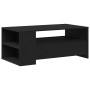 Mesa de Café con cajón Roble Negro 102 x 55 x 43,5 cm en Mesas de centro | Comprar online en Foru.es