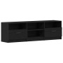 Gabinete de TV con cajón Roble Negro 150 x 33,5 x 45 cm en Muebles TV | Comprar online en Foru.es