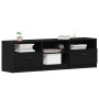 Gabinete de TV con cajón Roble Negro 150 x 33,5 x 45 cm en Muebles TV | Comprar online en Foru.es