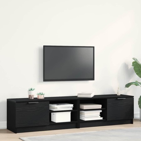 Gabinete de TV 2 pcs Roble Negro 80 x 35 x 36,5 cm en Muebles TV | Comprar online en Foru.es