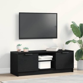 Gabinete de TV Roble Negro 102 x 32 x 35.5 cm en Muebles TV | Comprar online en Foru.es
