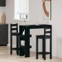 Mesa de Bar de Pared Roble Negro 102 x 45 x 103,5 cm en Mesas de comedor | Comprar online en Foru.es