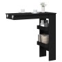 Mesa de Bar de Pared Roble Negro 102 x 45 x 103,5 cm en Mesas de comedor | Comprar online en Foru.es