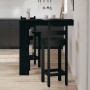 Mesa de Bar de Pared Roble Negro 102 x 45 x 103,5 cm en Mesas de comedor | Comprar online en Foru.es