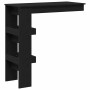 Mesa de Bar de Pared Roble Negro 102 x 45 x 103,5 cm en Mesas de comedor | Comprar online en Foru.es