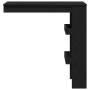 Mesa de Bar de Pared Roble Negro 102 x 45 x 103,5 cm en Mesas de comedor | Comprar online en Foru.es