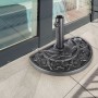 Base de sombrilla media negra de HI, Bases para sombrillas - Ref: Foro24-435295, Precio: 46,34 €, Descuento: %