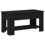 Mesa de Café Roble negro 101 x 49 x 52 cm Madera contrachapada en Mesas de centro | Comprar online en Foru.es