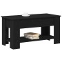 Mesa de Café Roble negro 101 x 49 x 52 cm Madera contrachapada en Mesas de centro | Comprar online en Foru.es
