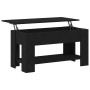Mesa de Café Roble negro 101 x 49 x 52 cm Madera contrachapada en Mesas de centro | Comprar online en Foru.es