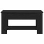 Mesa de Café Roble negro 101 x 49 x 52 cm Madera contrachapada en Mesas de centro | Comprar online en Foru.es