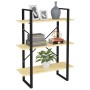 Estantería de 3 niveles madera maciza de pino 80x30x105 cm de vidaXL, Librerías y estanterías - Ref: Foro24-806532, Precio: 5...