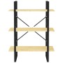 Estantería de 3 niveles madera maciza de pino 80x30x105 cm de vidaXL, Librerías y estanterías - Ref: Foro24-806532, Precio: 5...