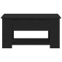 Mesa de Café Roble Negro 79 x 49 x 41 cm Madera de ingeniería en Mesas de centro | Comprar online en Foru.es
