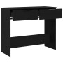 Mesa Consola Roble Negro 30 x 36 x 75 cm Madera de ingeniería en Mesas auxiliares | Comprar online en Foru.es