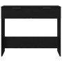 Mesa Consola Roble Negro 30 x 36 x 75 cm Madera de ingeniería en Mesas auxiliares | Comprar online en Foru.es