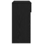Mesa Consola Roble Negro 30 x 36 x 75 cm Madera de ingeniería en Mesas auxiliares | Comprar online en Foru.es