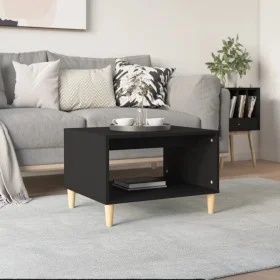 Mesa de centro madera contrachapada negro 60x50x40 cm de vidaXL, Mesas de centro - Ref: Foro24-812673, Precio: 40,84 €, Descu...