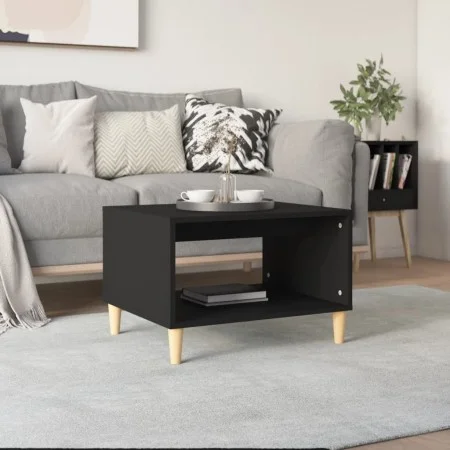 Mesa de centro madera contrachapada negro 60x50x40 cm de vidaXL, Mesas de centro - Ref: Foro24-812673, Precio: 40,84 €, Descu...