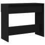 Mesa Consola Roble Negro 30 x 36 x 75 cm Madera de ingeniería en Mesas auxiliares | Comprar online en Foru.es