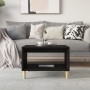 Mesa de centro madera contrachapada negro 60x50x40 cm de vidaXL, Mesas de centro - Ref: Foro24-812673, Precio: 41,35 €, Descu...