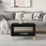Mesa de centro madera contrachapada negro 60x50x40 cm de vidaXL, Mesas de centro - Ref: Foro24-812673, Precio: 40,84 €, Descu...