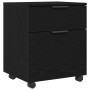 Gabinete para Archivos con cajón Roble Negro 45 x 38 x 54 cm en Armarios y almacenamiento | Comprar online en Foru.es