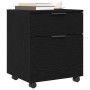 Gabinete para Archivos con cajón Roble Negro 45 x 38 x 54 cm en Armarios y almacenamiento | Comprar online en Foru.es